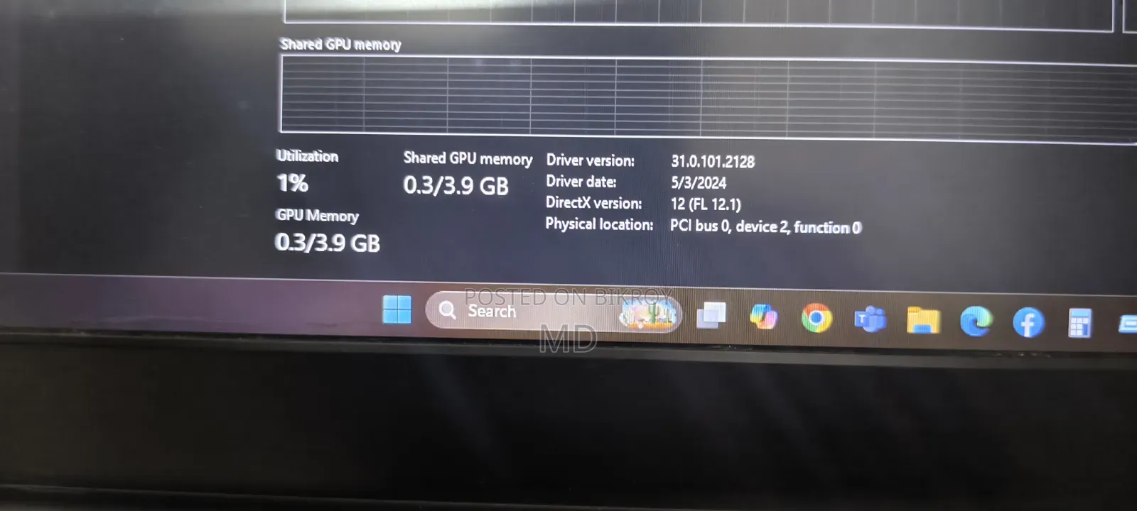Laptop 8GB Intel Celeron SSD 256GB