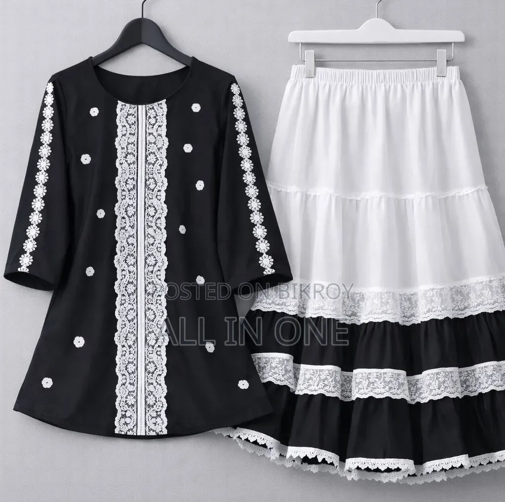 Trendy Ladies Tops and Skirt Set