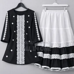 Trendy Ladies Tops And Skirt Set