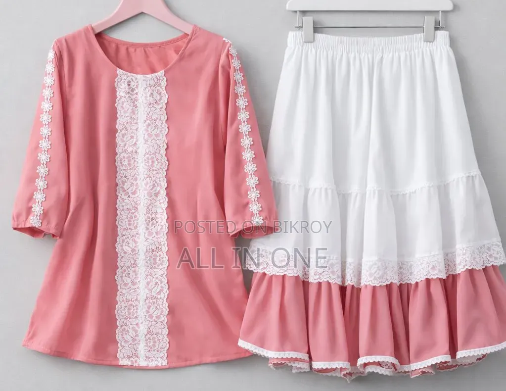 Trendy Ladies Tops and Skirt Set