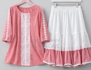 Trendy Ladies Tops and Skirt Set