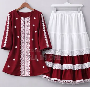 Trendy Ladies Tops and Skirt Set