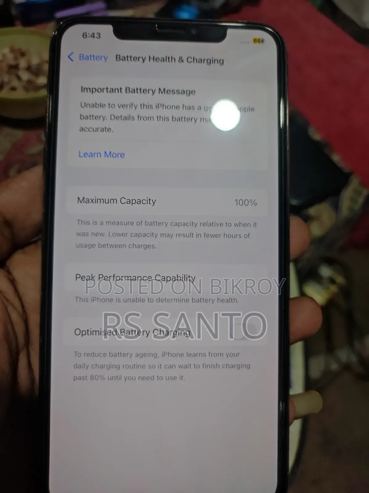 New Apple iPhone XS Max 64 GB Gold