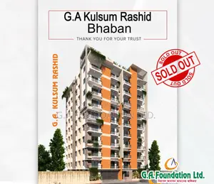 3-bedroom Apartment in G. A. Kulsum Rashid, Mirpur for sale