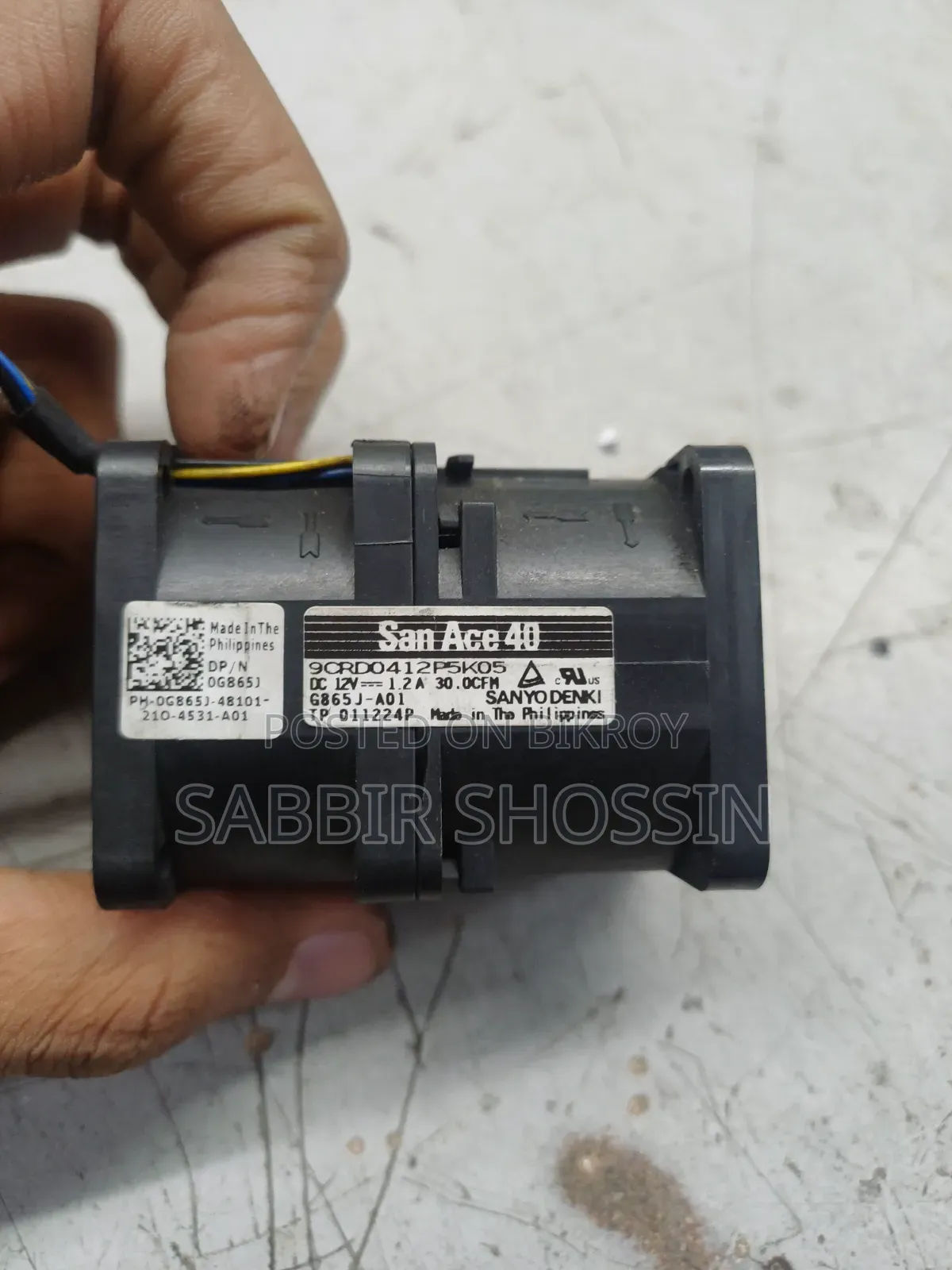 Server Cooling Fan Cpu Fan Dual Motor