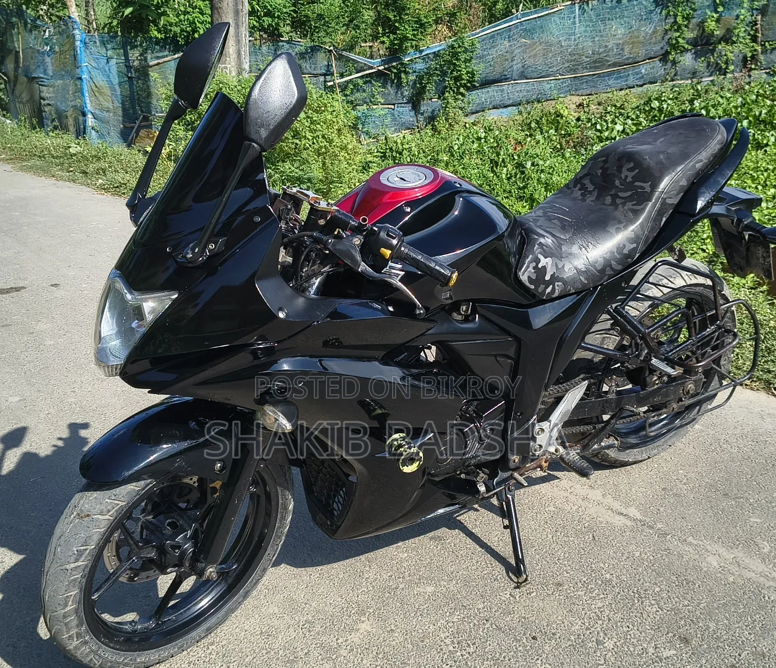 New Suzuki Gixxer Monotone 2018 Black