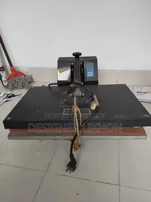 Heat press machine for T-shirt printing