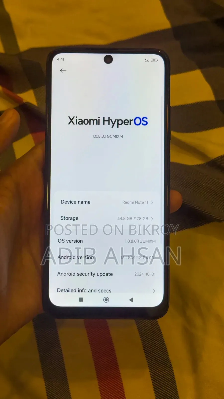 Xiaomi Redmi Note 11 128 GB Black