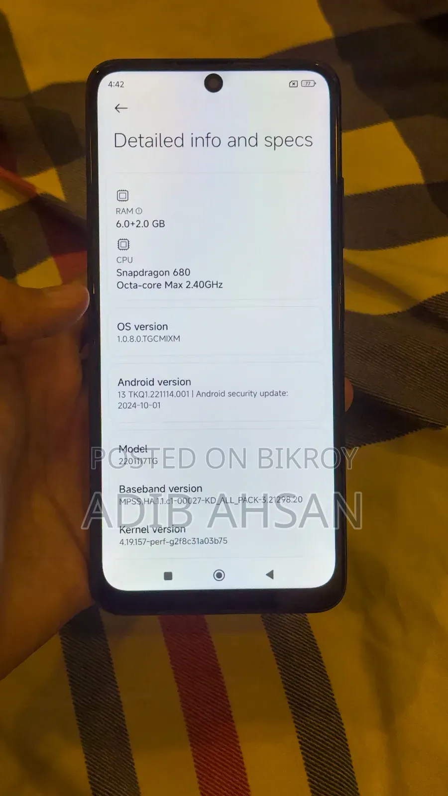 Xiaomi Redmi Note 11 128 GB Black