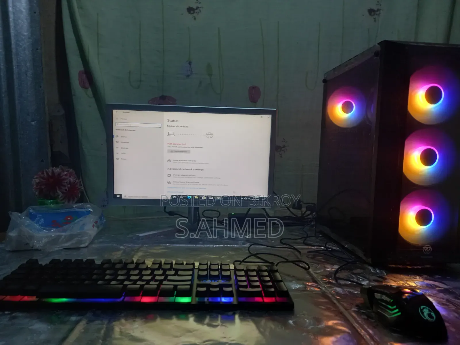 Desktop Computer Microsoft 8GB Intel Core I3 HDD+SSD 128GB