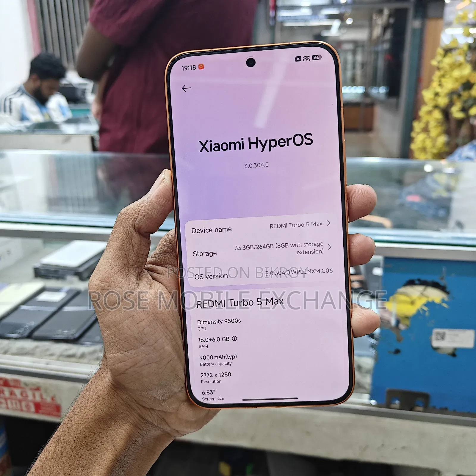 Xiaomi Redmi Turbo 5 Max 256 GB Orange