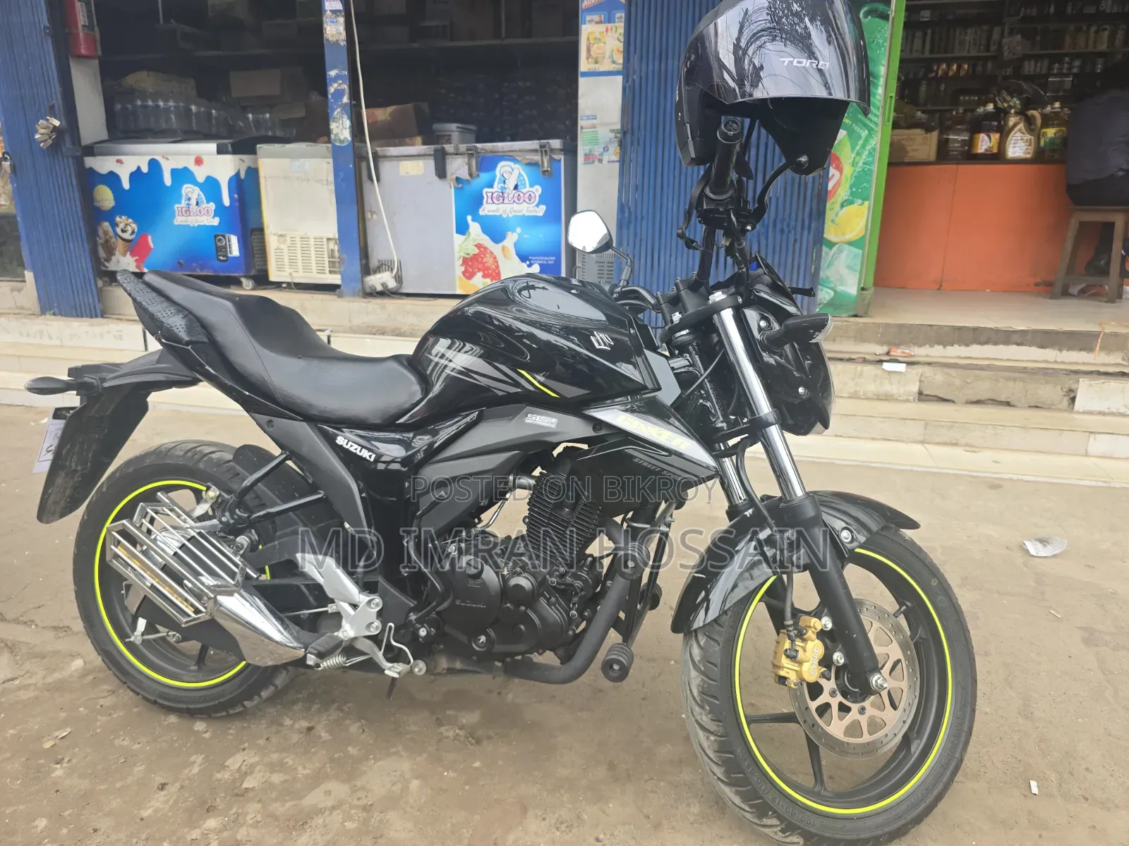 নতুন Suzuki Gixxer Monotone ২০২৫ ব্ল্যাক