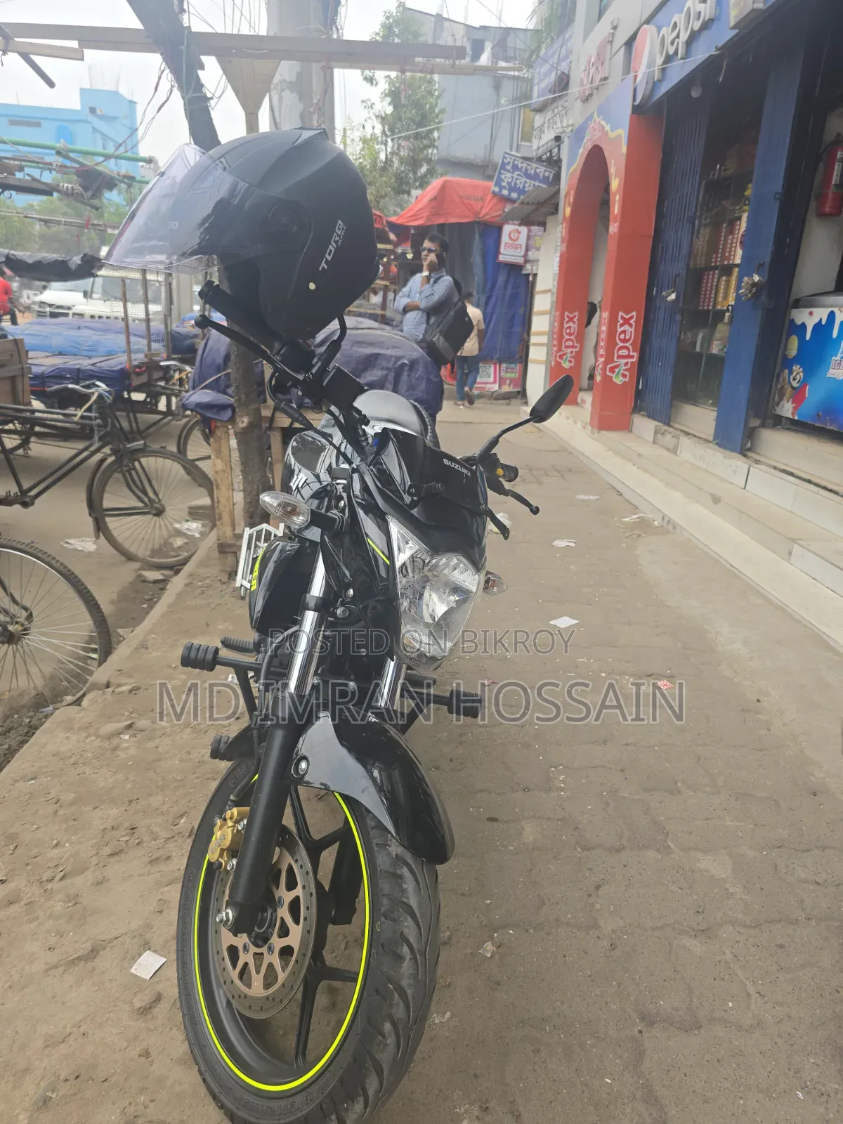 নতুন Suzuki Gixxer Monotone ২০২৫ ব্ল্যাক