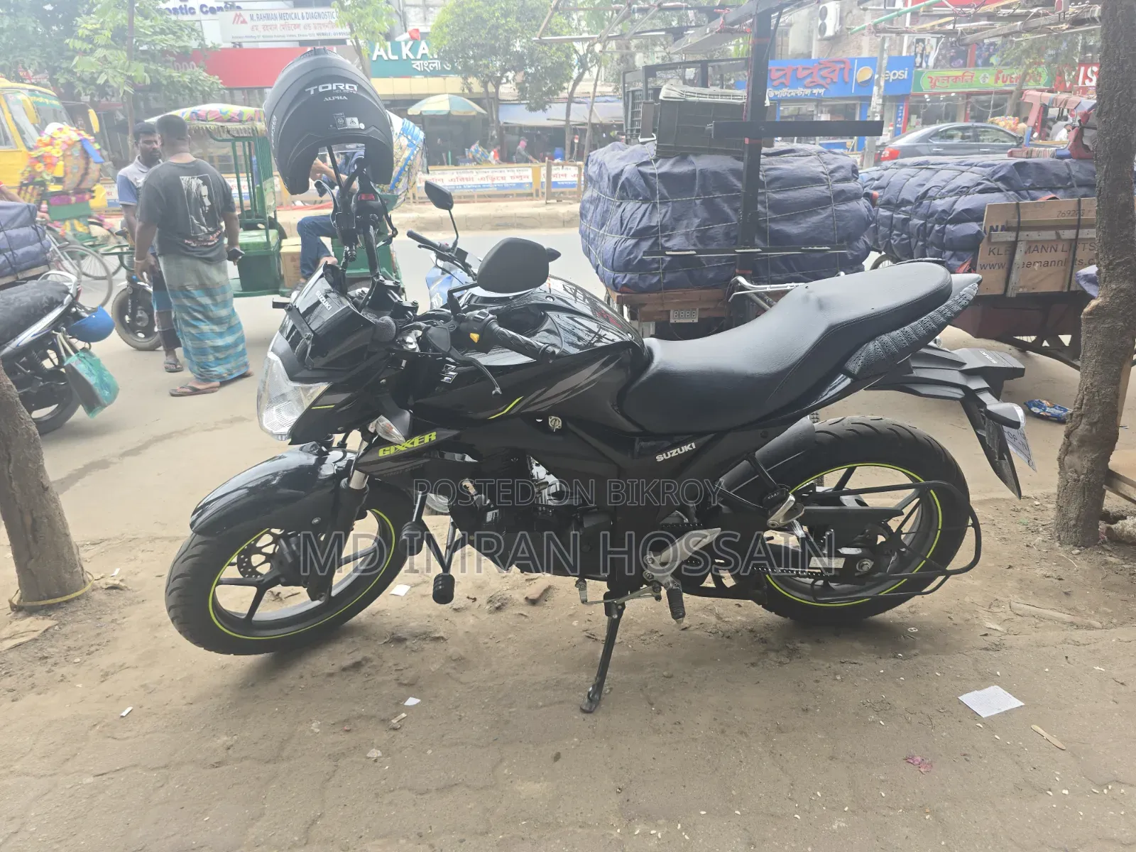 নতুন Suzuki Gixxer Monotone ২০২৫ ব্ল্যাক