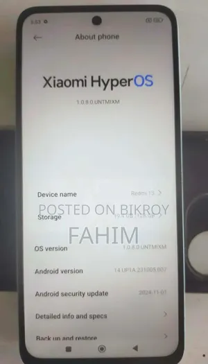 Xiaomi Redmi 13 128 GB White