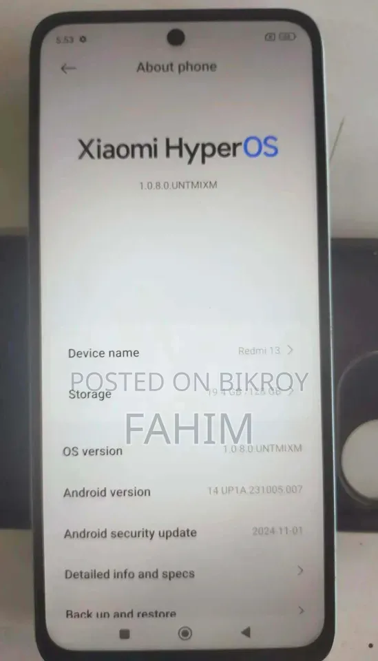 Xiaomi Redmi 13 128 GB White