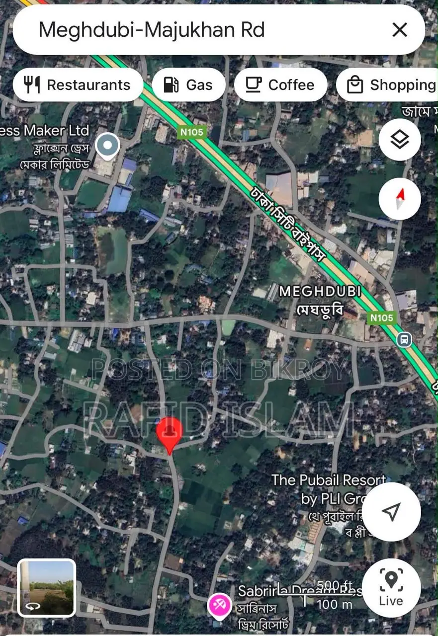 Pubail, Meghdubi, Tongi Mirer Bazar 40 feet road