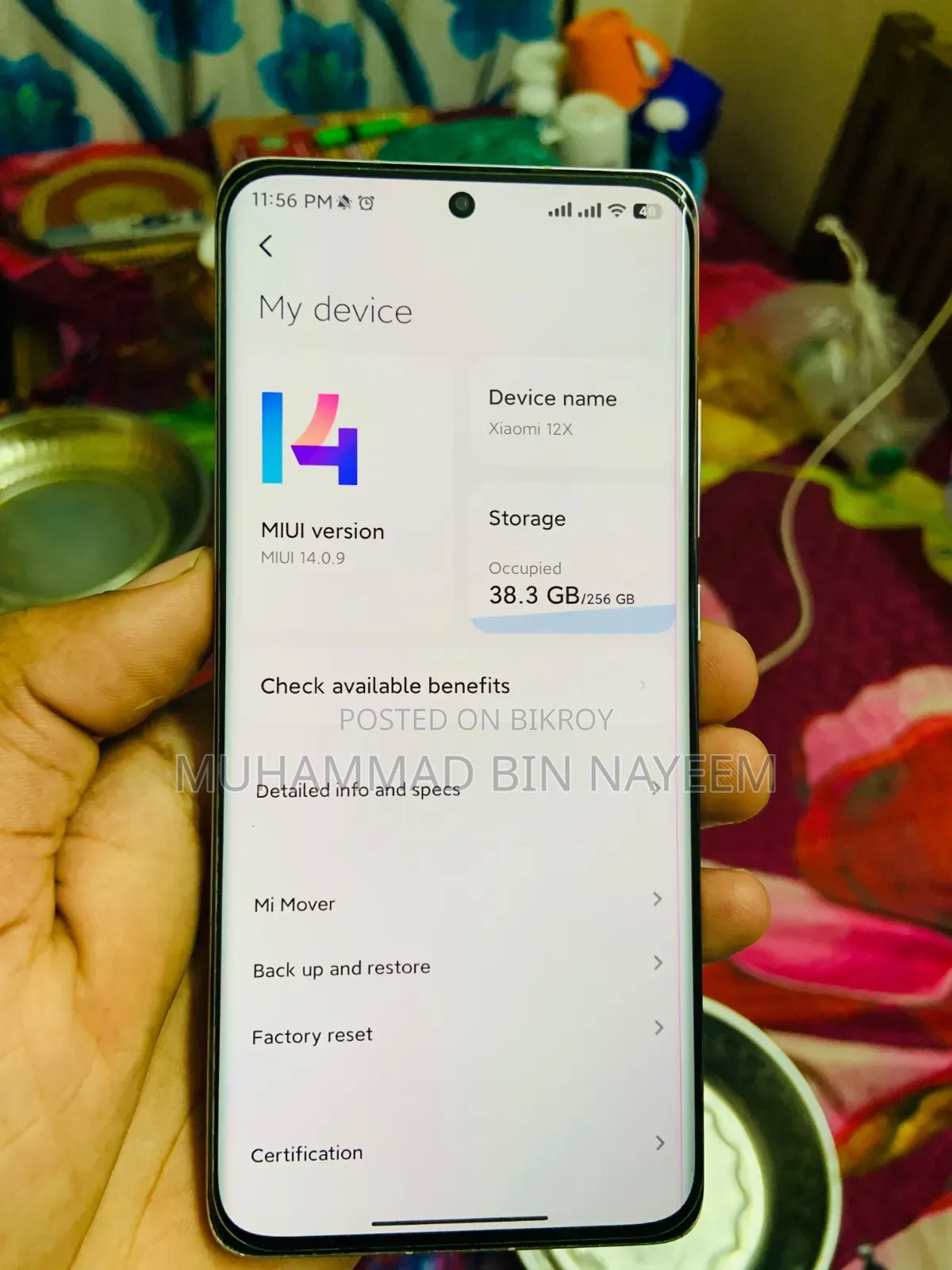 Xiaomi 12X 256 GB Silver