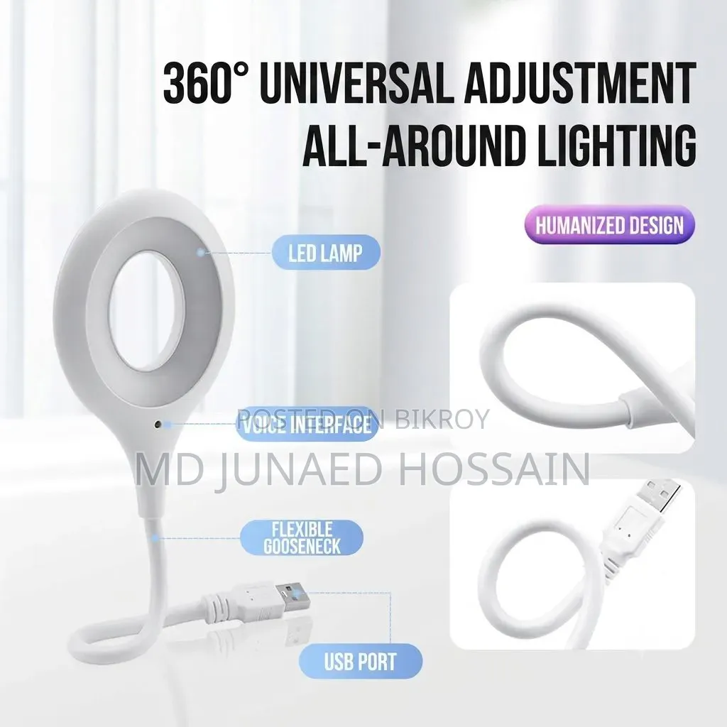 Hands-Free Voice-Controlled Usb Lamp