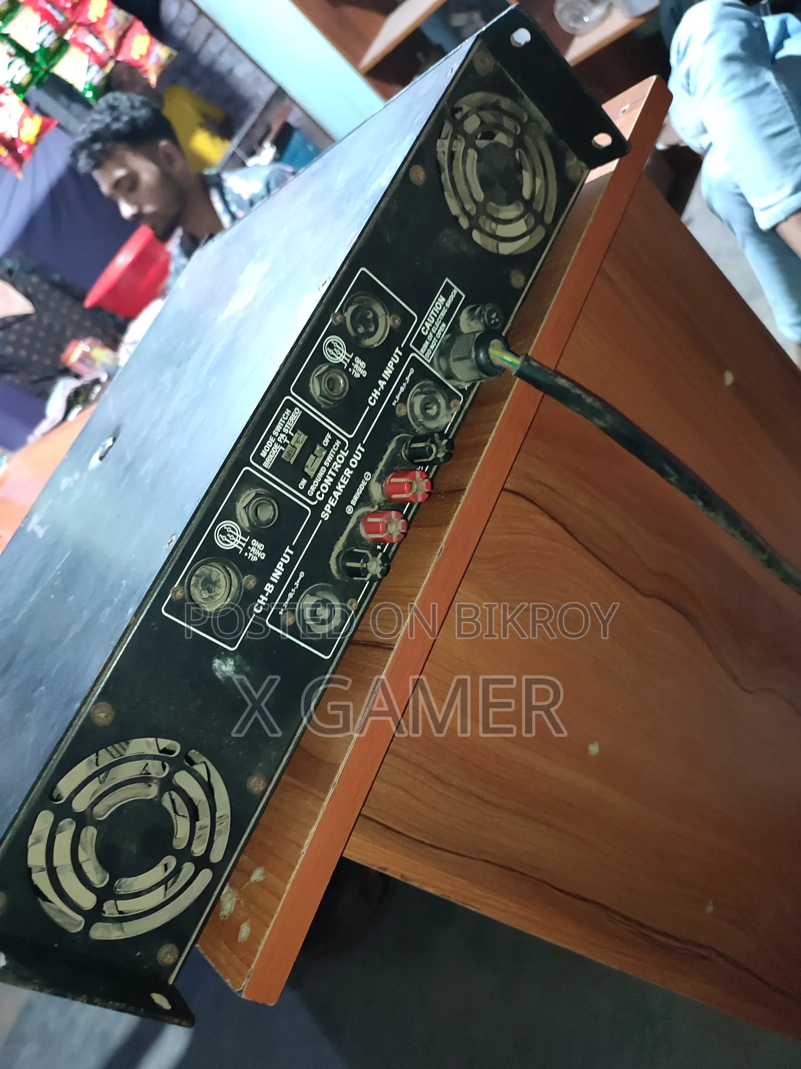 Amplifier and Sound Box With Mixer