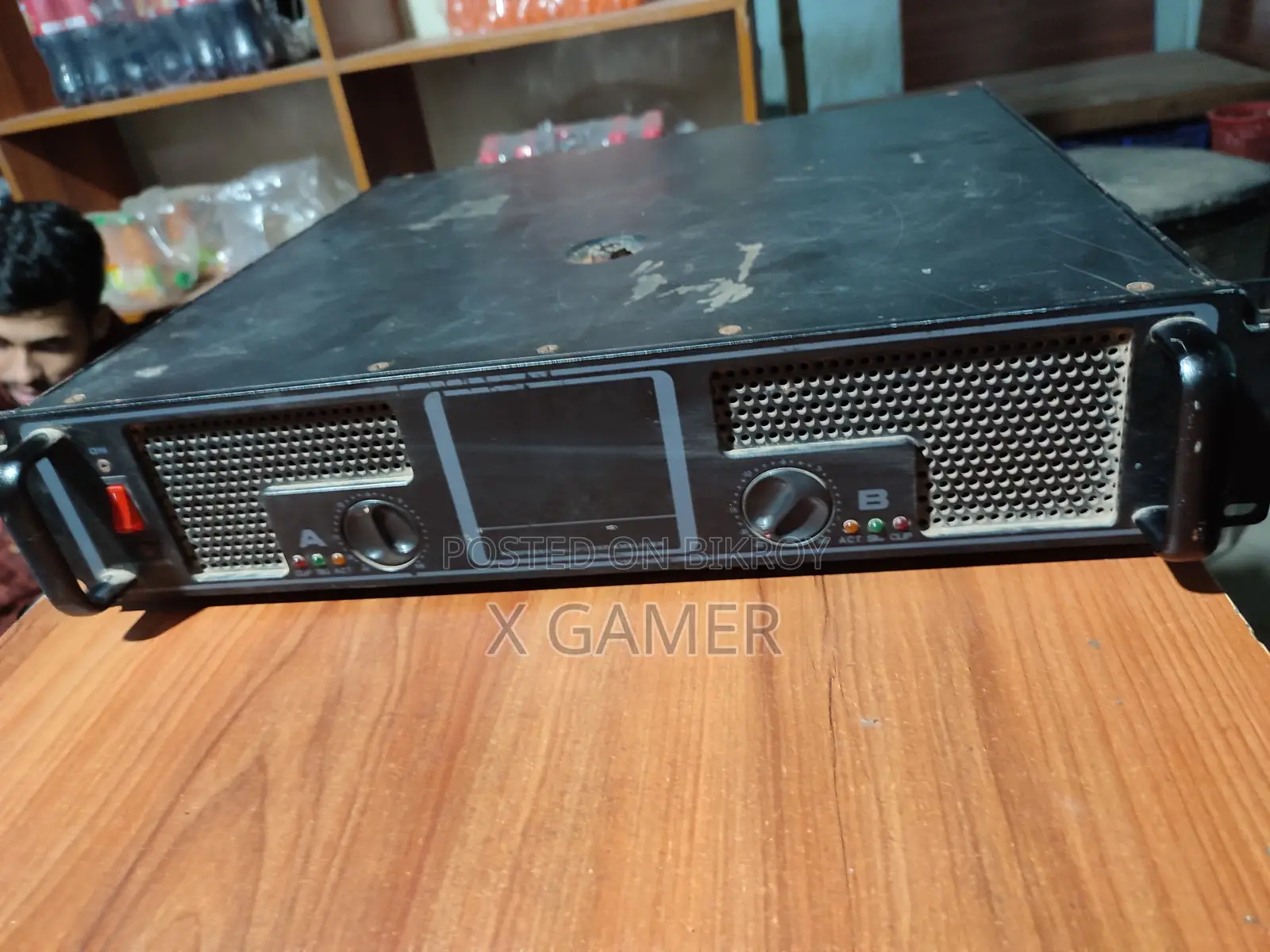 Amplifier and Sound Box With Mixer