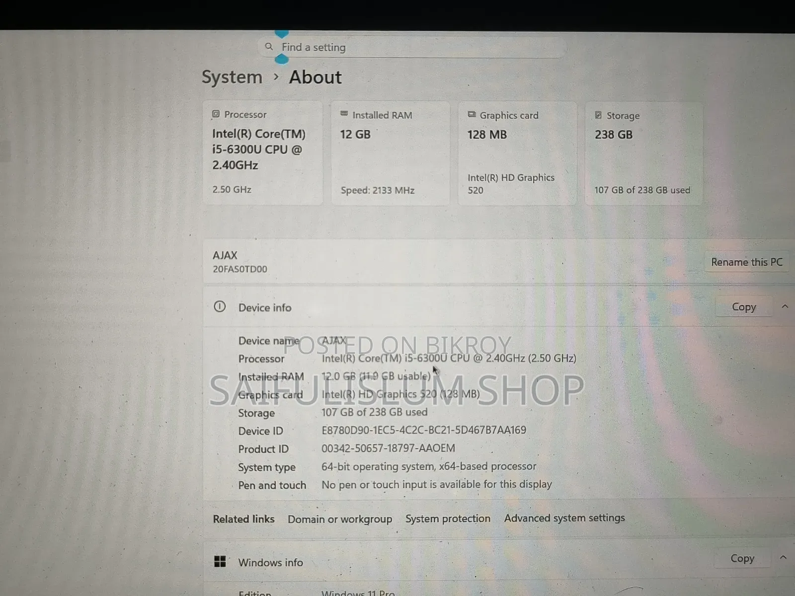 Laptop Lenovo ThinkPad T460s 12GB Intel Core i5 SSD 256GB
