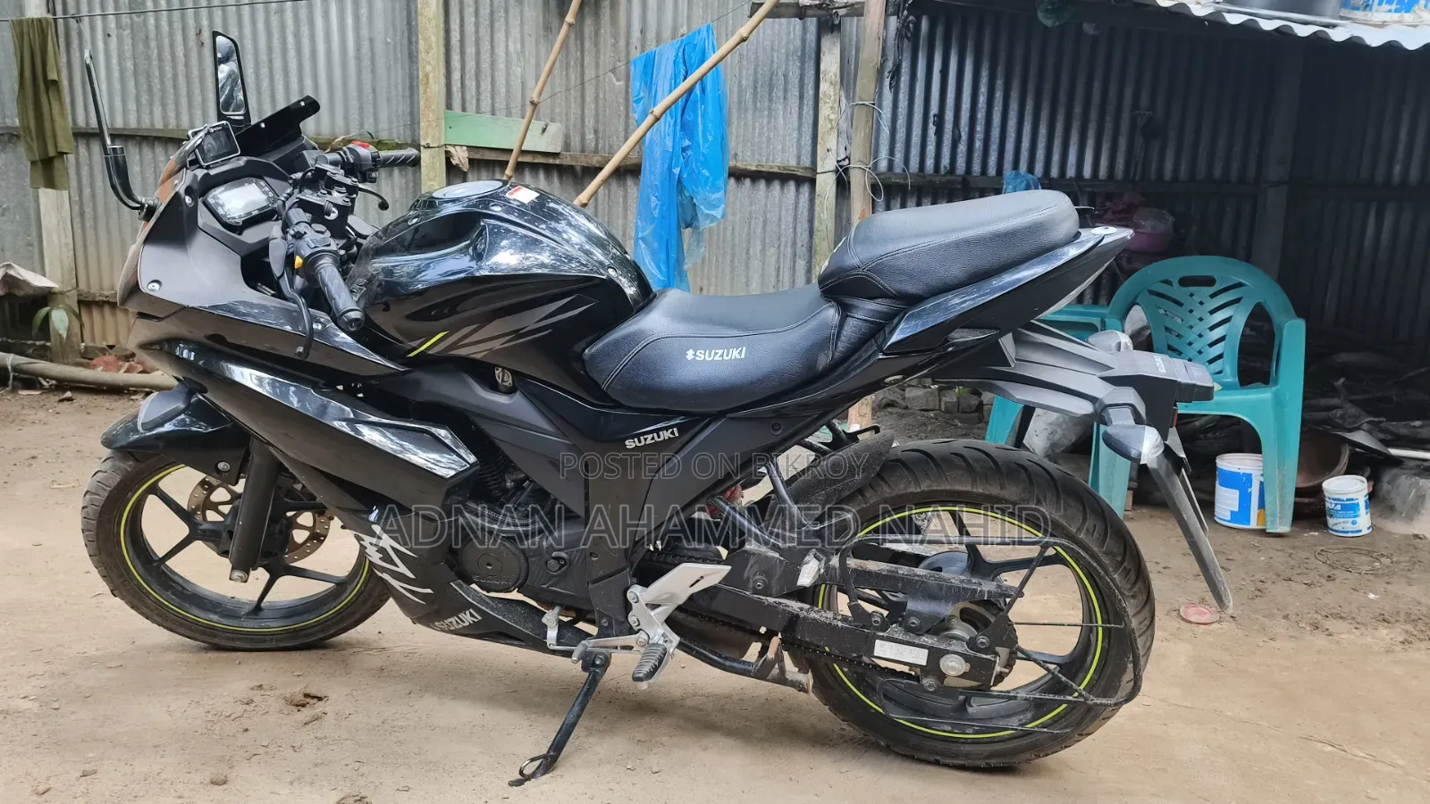 Suzuki Gixxer Monotone 2025 Black