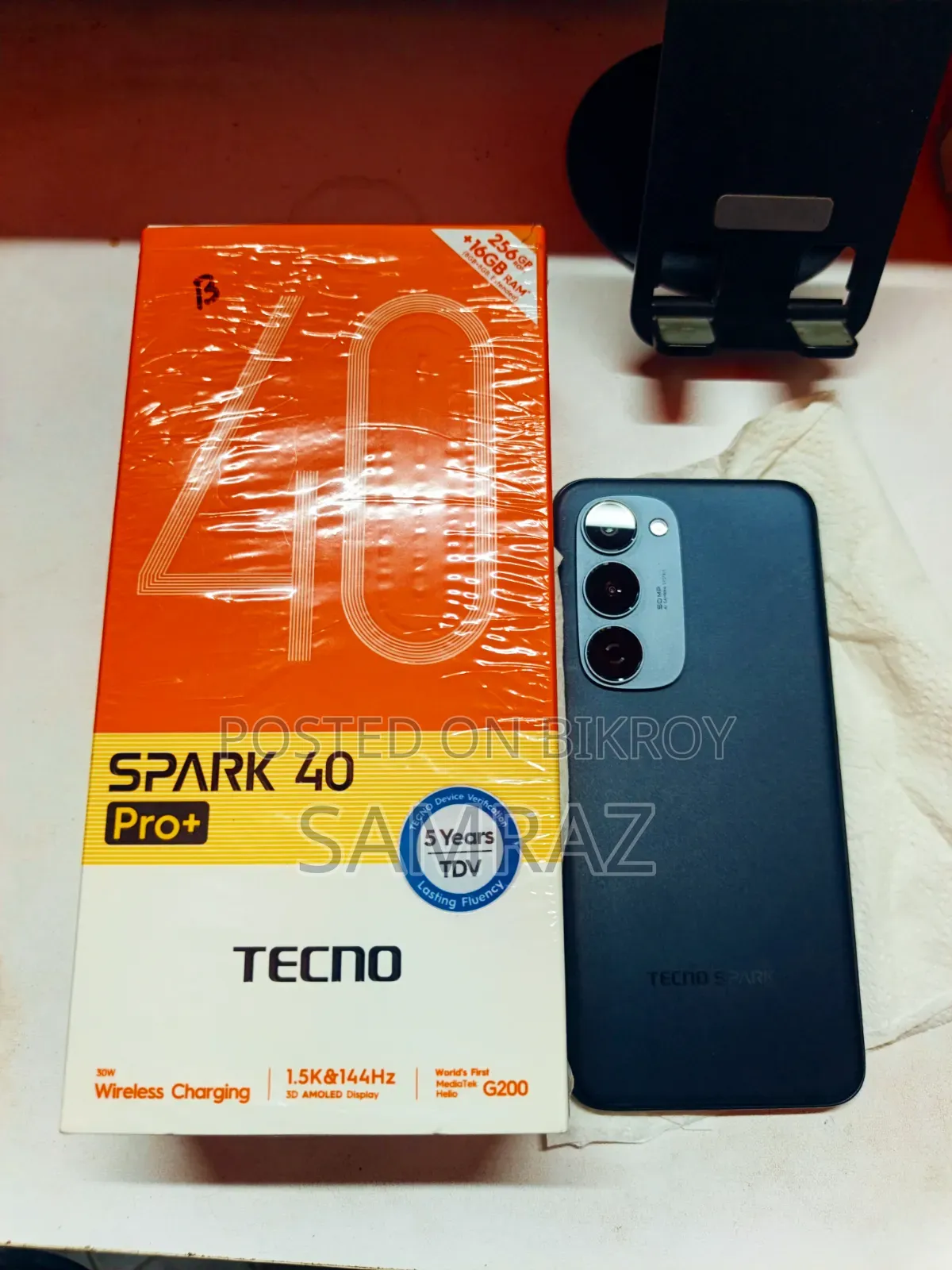 Tecno Spark 40 Pro+ 256 GB Black