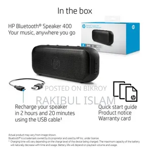 Hp Bluetooth Speakers 400
