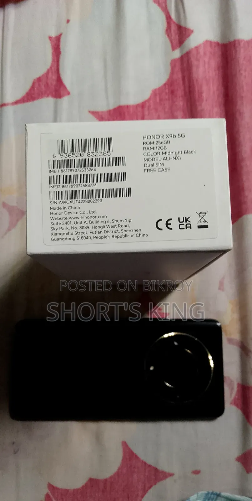 Honor X9b 5G 256 GB Black