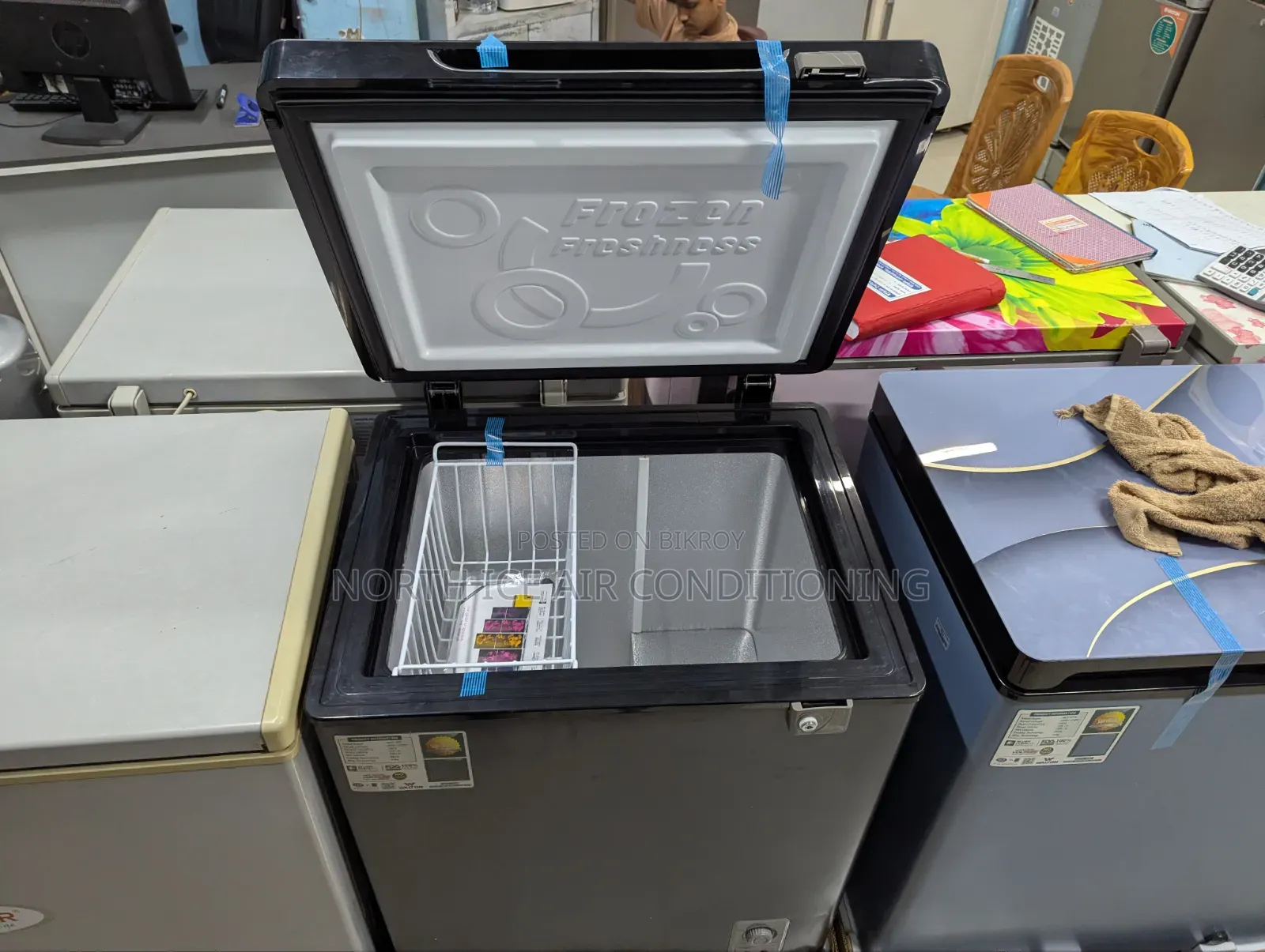 Walton Brand New Glass Door Deep Freezer 125 Ltr.