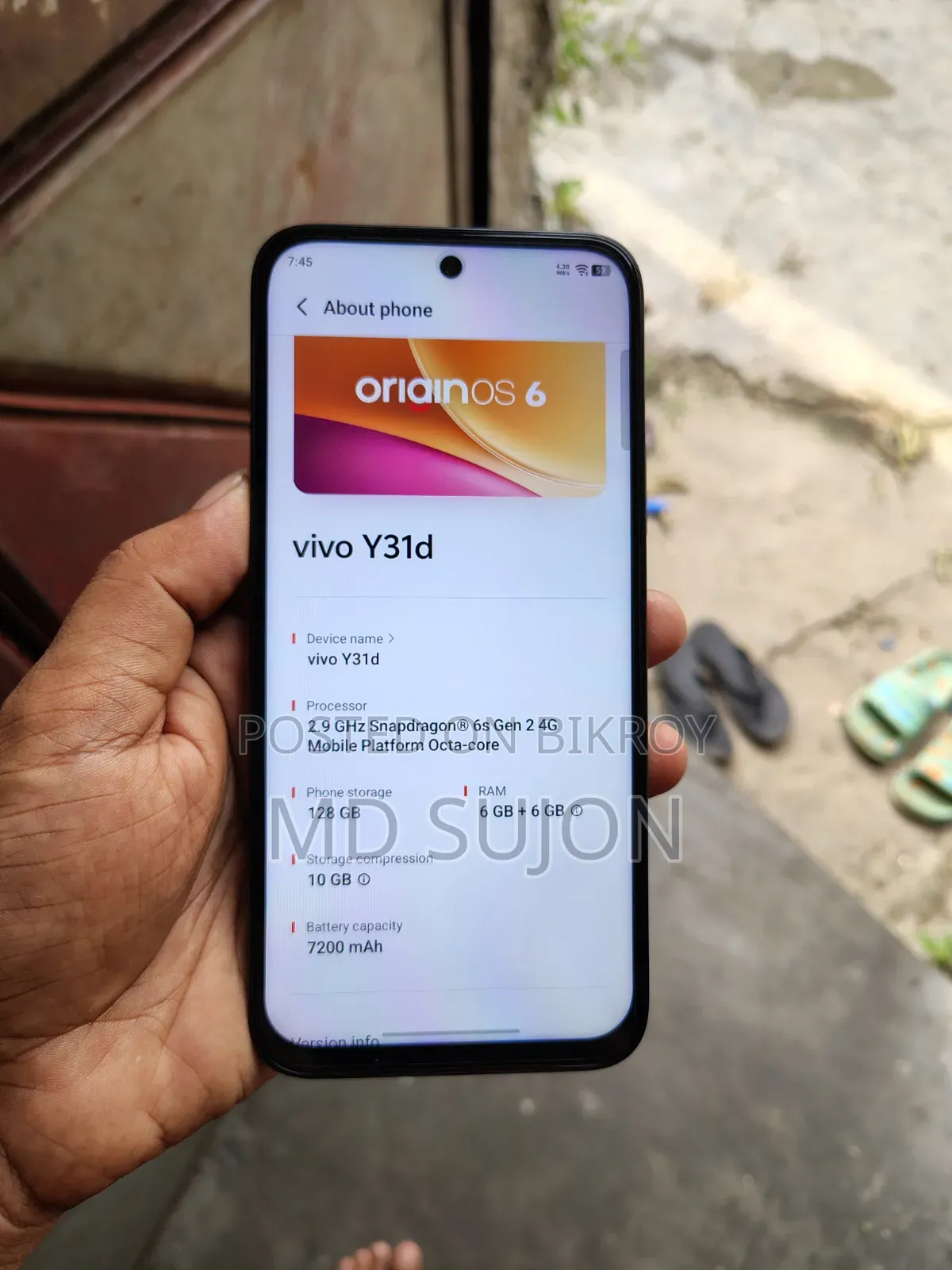 New Vivo Y31d 128 GB Pink