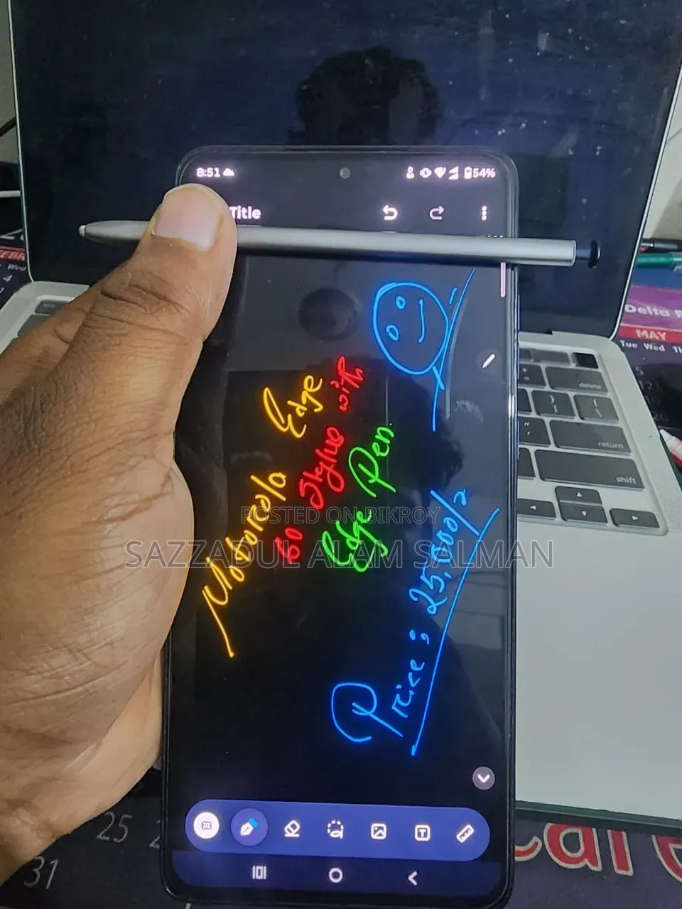 New Motorola Edge 60 Stylus 256 GB Blue