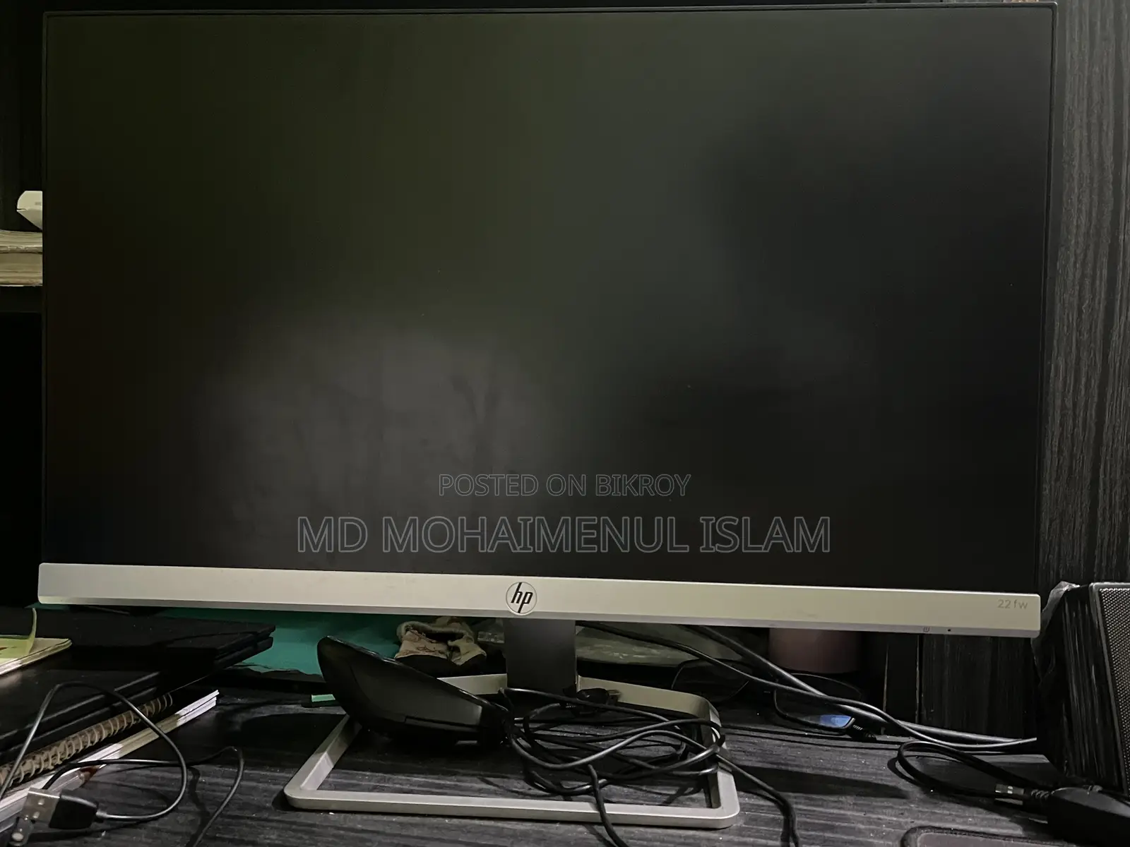 HP 22fw 21.5 IPS Full HD LED Monitor (White)