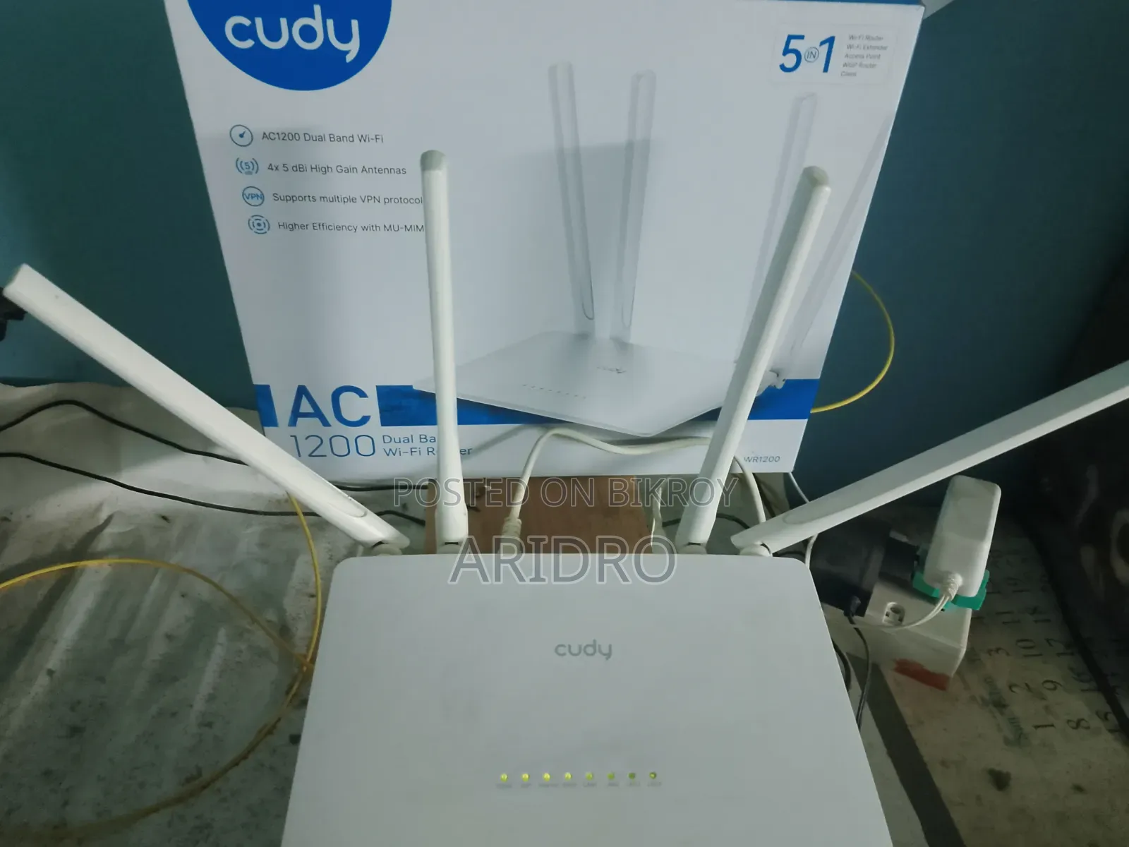 Cudy Wr1200 Dual-Band Router for Sale (Super Fresh Condition)