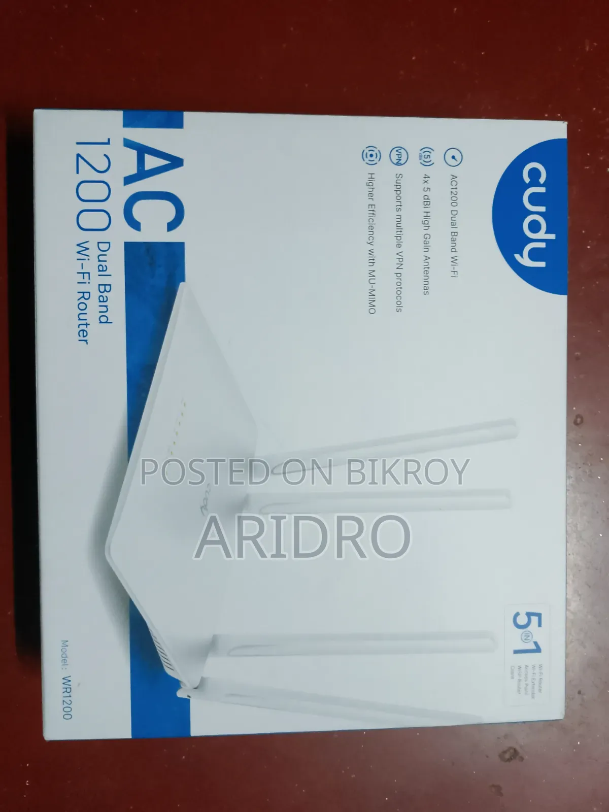 Cudy Wr1200 Dual-Band Router for Sale (Super Fresh Condition)
