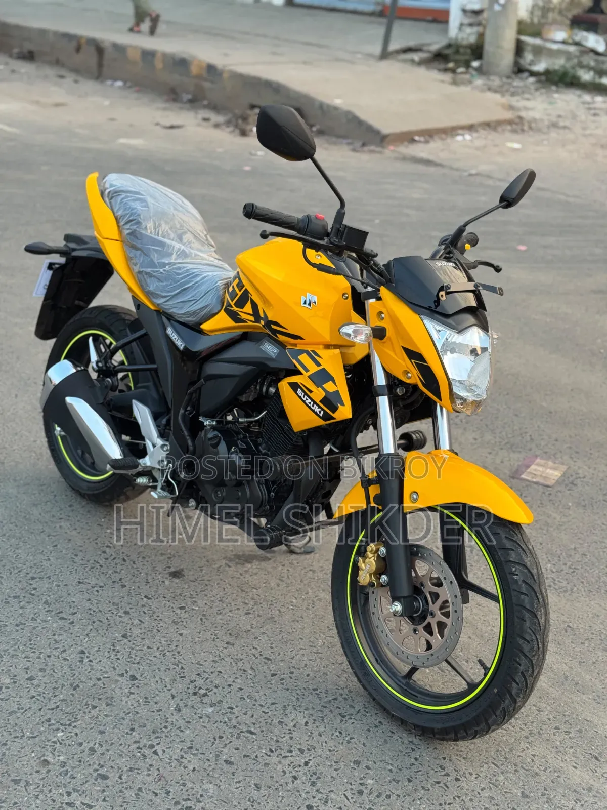 Suzuki Gixxer Monotone 2026 Yellow
