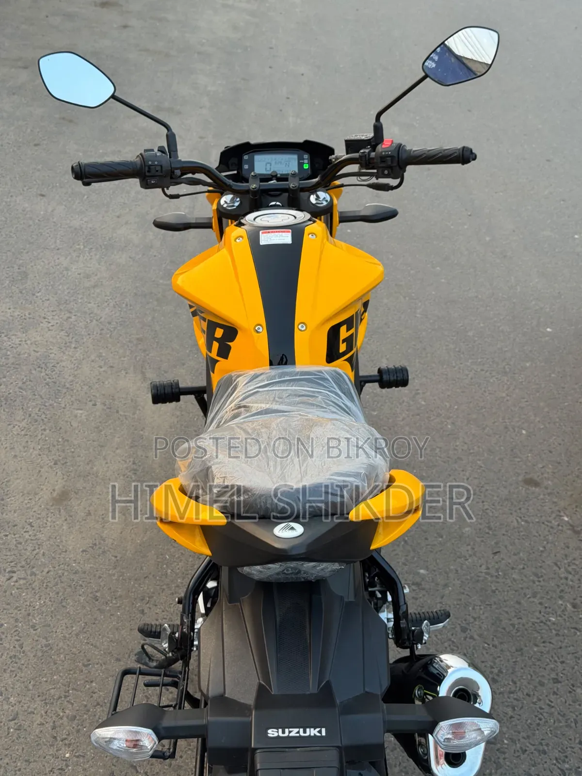 Suzuki Gixxer Monotone 2026 Yellow