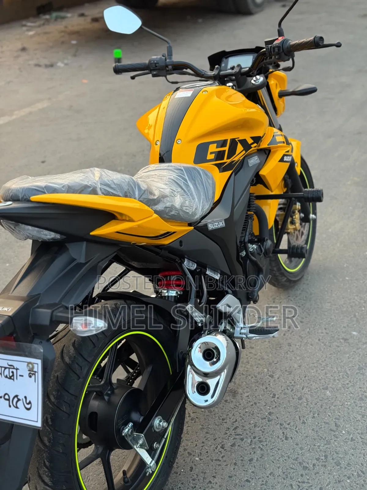 Suzuki Gixxer Monotone 2026 Yellow