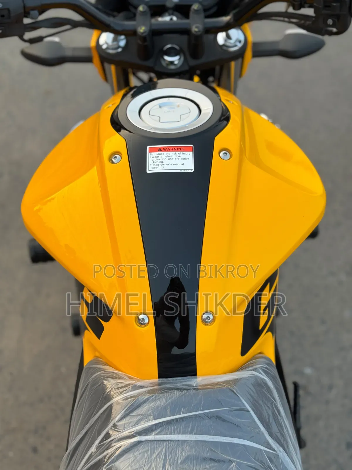 Suzuki Gixxer Monotone 2026 Yellow