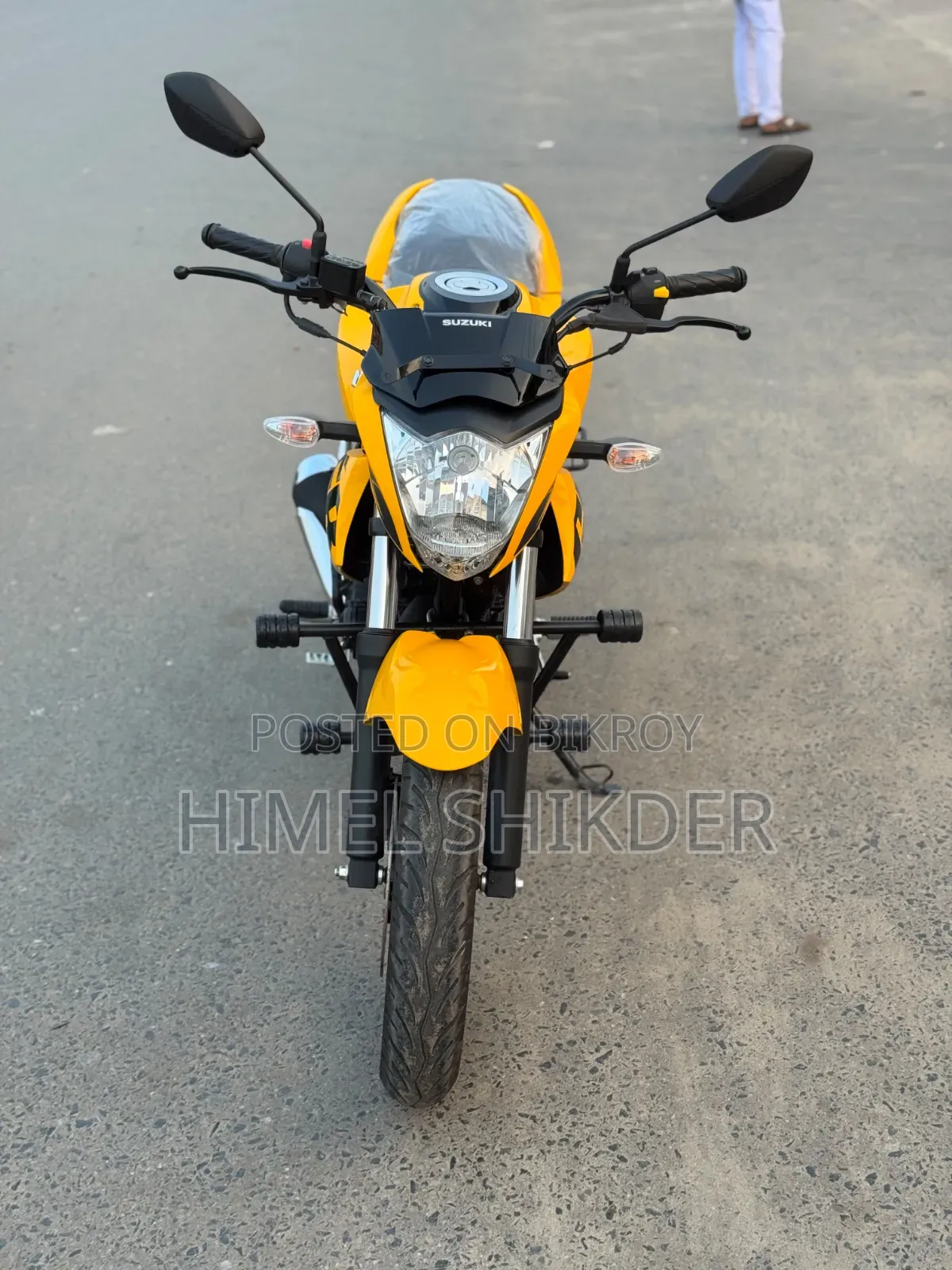 Suzuki Gixxer Monotone 2026 Yellow