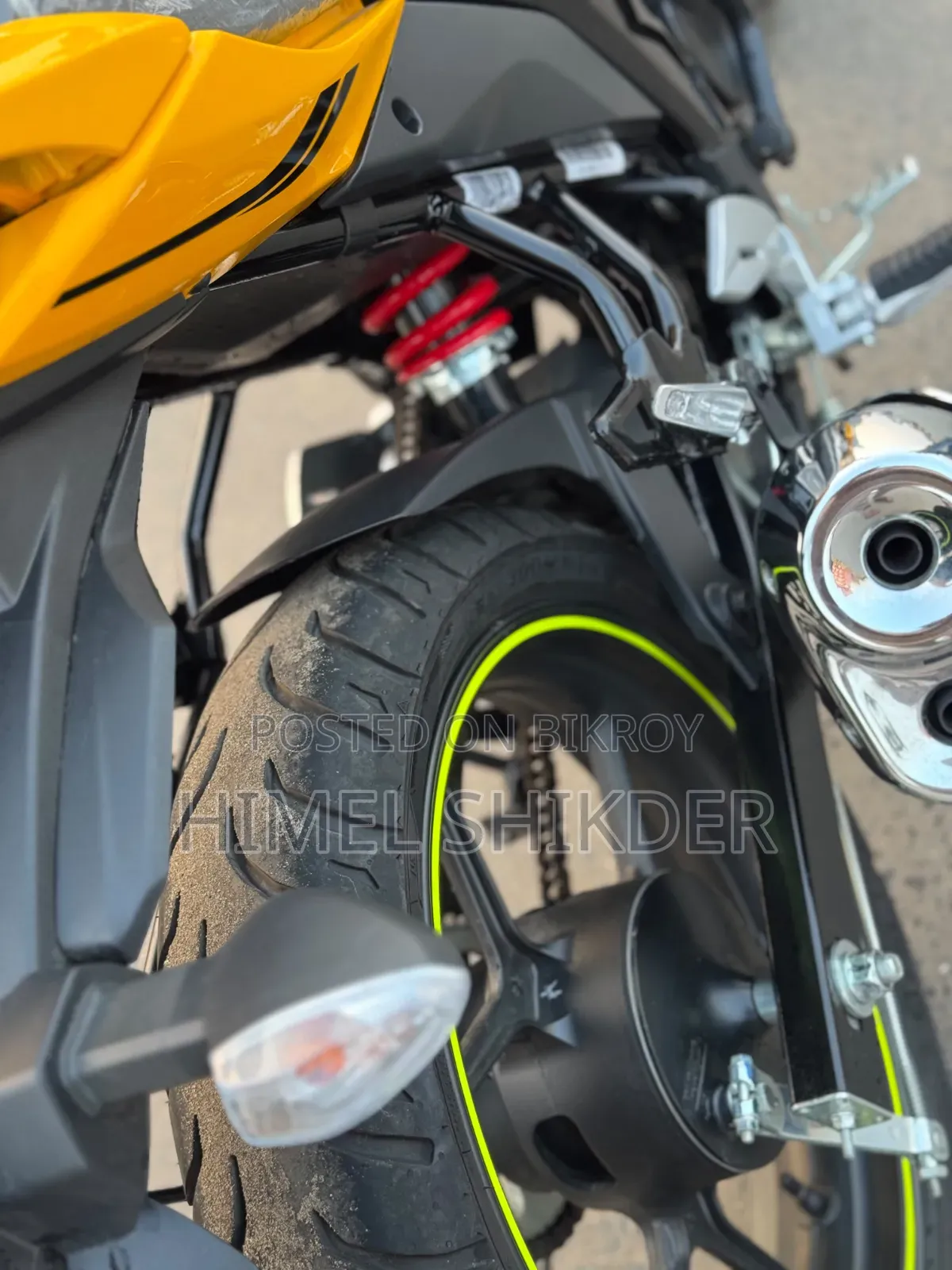 Suzuki Gixxer Monotone 2026 Yellow