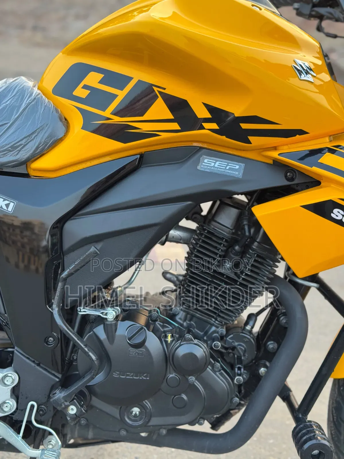 Suzuki Gixxer Monotone 2026 Yellow
