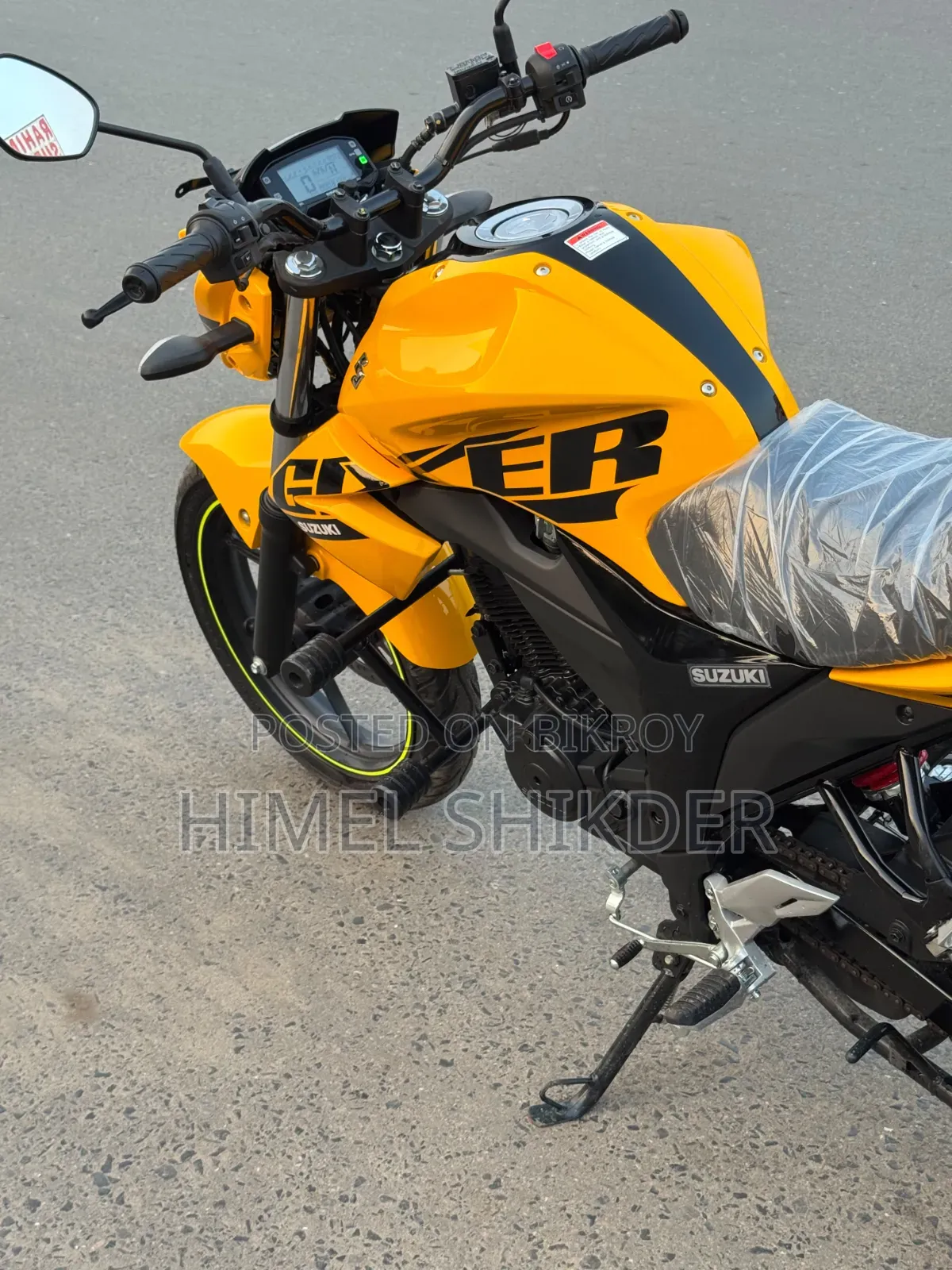 Suzuki Gixxer Monotone 2026 Yellow