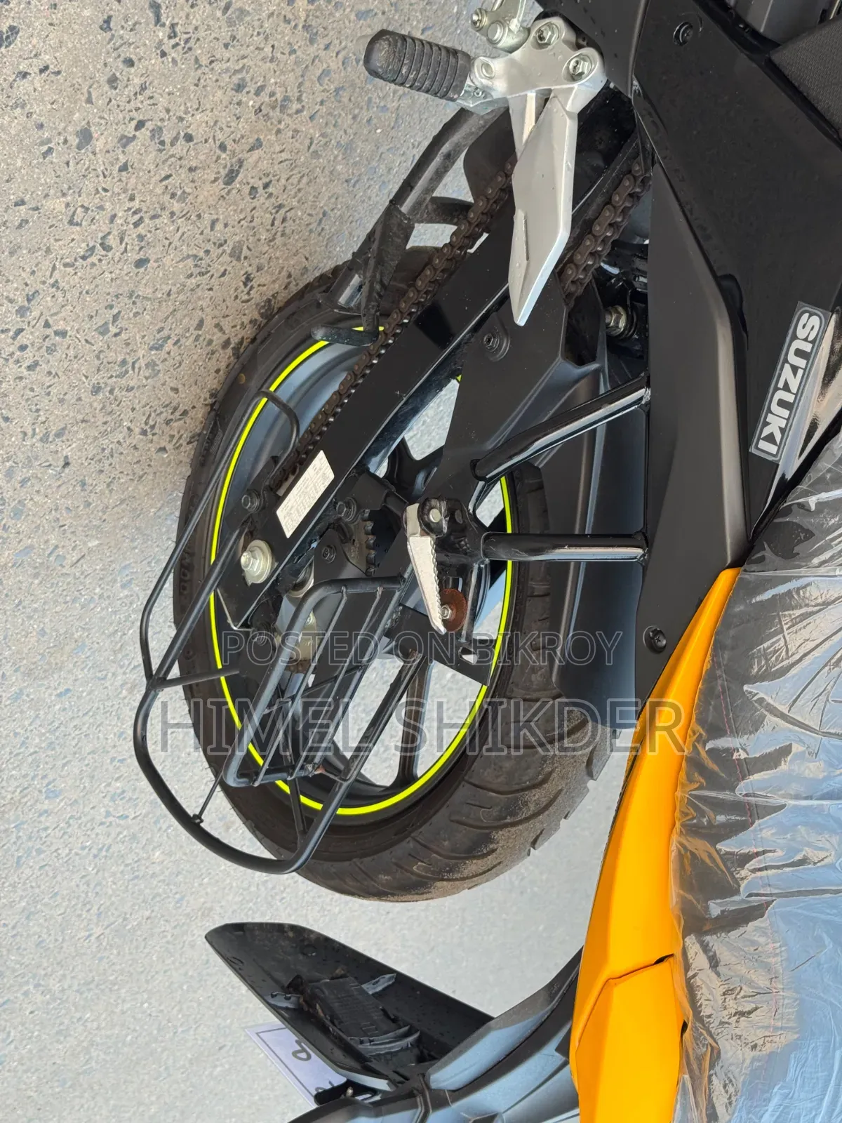 Suzuki Gixxer Monotone 2026 Yellow