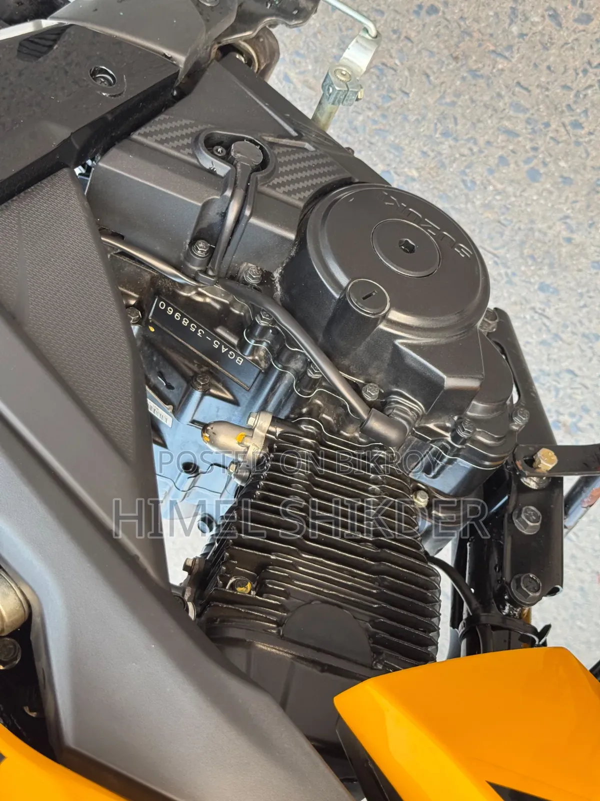 Suzuki Gixxer Monotone 2026 Yellow