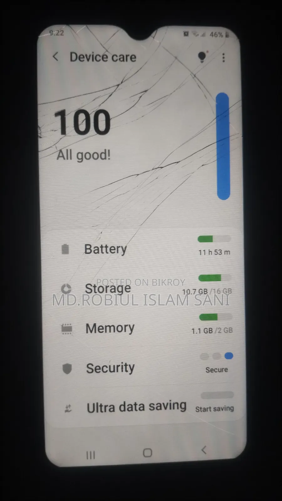 Samsung Galaxy M10 16 GB Blue