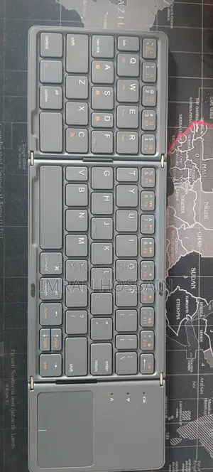 New and Unused Full-size Folding Wireless Keyboard With Touchpad