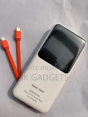 Good Cool 10000mAh Mini Power Bank With Built-in Cables