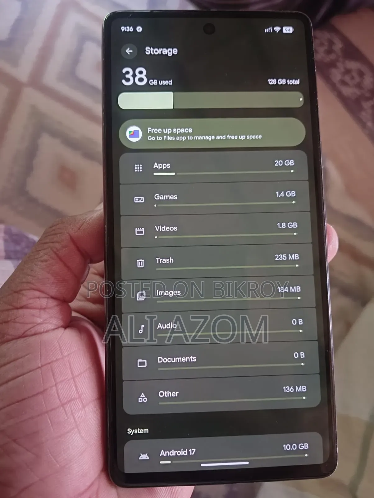 New Google Pixel 7 128 GB Black